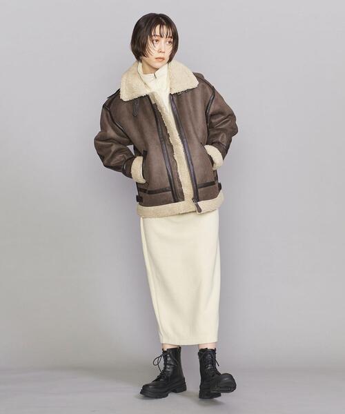 ＜ALPHA INDUSTRIES＞B-3 フェイクムートン ジャケット