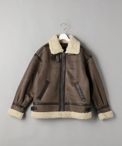 ＜ALPHA INDUSTRIES＞B-3 フェイクムートン ジャケット