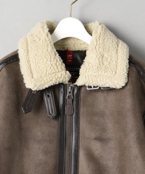 ＜ALPHA INDUSTRIES＞B-3 フェイクムートン ジャケット
