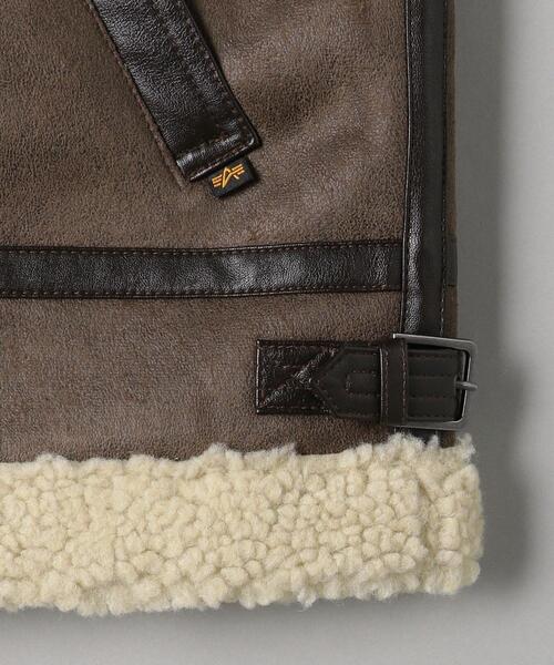 ＜ALPHA INDUSTRIES＞B-3 フェイクムートン ジャケット