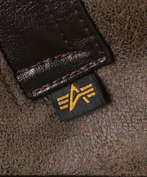 ＜ALPHA INDUSTRIES＞B-3 フェイクムートン ジャケット
