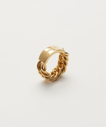 AMBUSH ゴールドリング AMBUSH(アンブッシュ) 通販サイト 【SMALL MONOGRAM CHAIN RING】