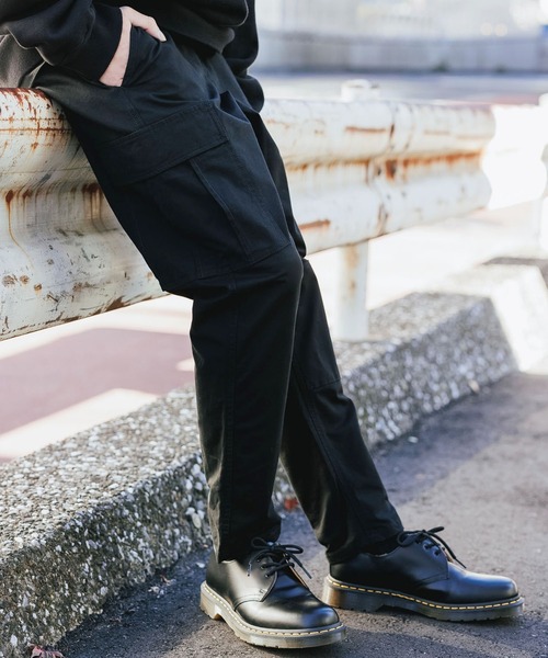 FDMTL（ファンダメンタル）の「FDMTL/ファンダメンタル CARGO PANTS カーゴパンツ ユニセックス ミリタリー（カーゴパンツ・メンズ・ブラック/ネイビー・32inch/34inch/30inch）」の2枚目の写真