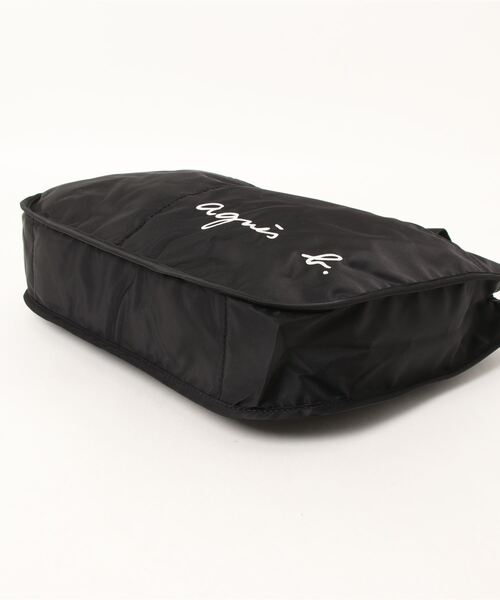 agnes b.（アニエスベー）の「GL11 E BAG ロゴ刺繍 レッスンバッグ（トートバッグ・キッズ・ブラック・UNI）」の7枚目の写真