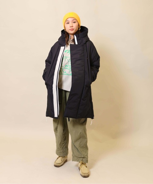 UNION（UNION TOKYO）（ユニオン）の「FINE GAUGE BEANIE WITH 6 WAY T UNION ユニオン ビーニー ニット帽（ニットキャップ/ビーニー・メンズ・ブラック/イエロー・FREE）」の12枚目の写真