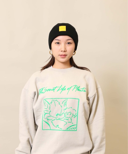 UNION（UNION TOKYO）（ユニオン）の「FINE GAUGE BEANIE WITH 6 WAY T UNION ユニオン ビーニー ニット帽（ニットキャップ/ビーニー・メンズ・ブラック/イエロー・FREE）」の10枚目の写真