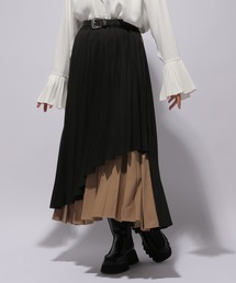 HARE | スラッシュカットプリーツスカート(HARE)(スカート)