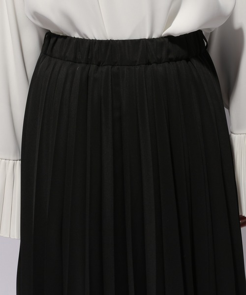 HARE（ハレ）の「スラッシュカットプリーツスカート(HARE)（スカート・レディース・ブラック/グリーン・FREE）」の15枚目の写真