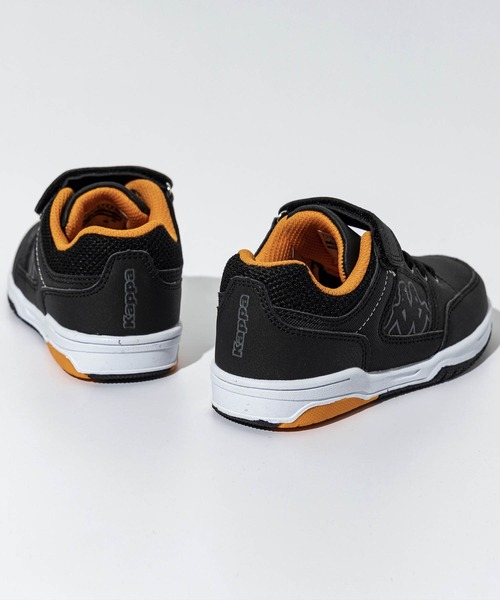 Kappa(カッパ)の「【JUNIOR】Kappa(カッパ)LOGO KASH EV KID SHOES(スニーカー・キッズ・ピンク/オレンジ・33/35/34/29/31/32/30/28)」の3枚目の写真