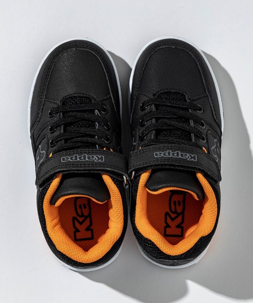 Kappa(カッパ)の「【JUNIOR】Kappa(カッパ)LOGO KASH EV KID SHOES(スニーカー・キッズ・ピンク/オレンジ・33/35/34/29/31/32/30/28)」の9枚目の写真