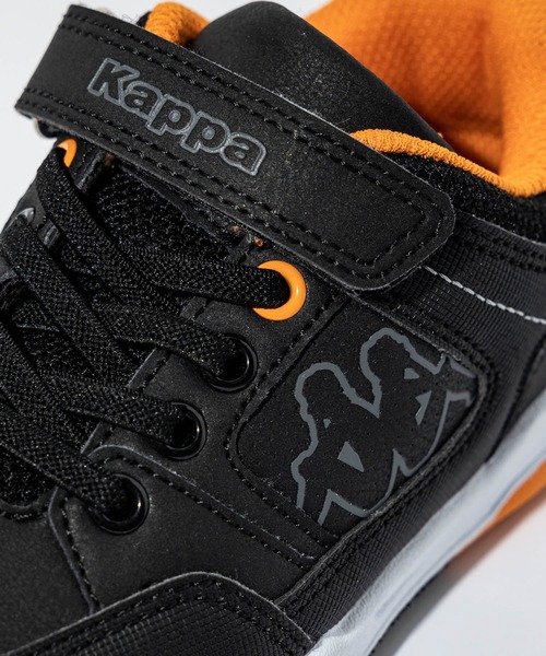Kappa(カッパ)の「【JUNIOR】Kappa(カッパ)LOGO KASH EV KID SHOES(スニーカー・キッズ・ピンク/オレンジ・33/35/34/29/31/32/30/28)」の4枚目の写真