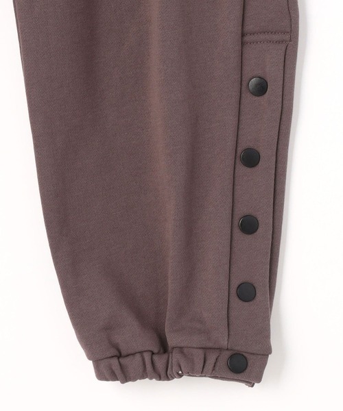 179/WG（イチナナキュウダブルジー）の「配色釦スウェットジョガーパンツ（スウェットパンツ・レディース・チャコールグレー/グレー/グリーン・MEDIUM）」の12枚目の写真