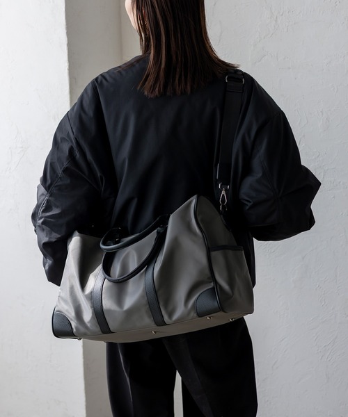 セール】本革×ナイロン2wayボストンバッグ（ボストンバッグ