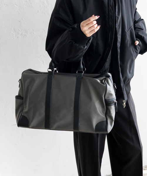 セール】本革×ナイロン2wayボストンバッグ（ボストンバッグ