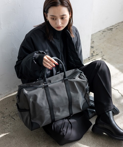 セール】本革×ナイロン2wayボストンバッグ（ボストンバッグ