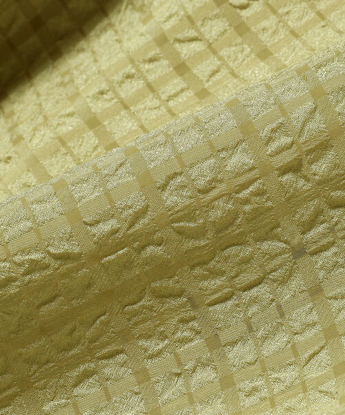 BEAMS LIGHTS（ビームスライツ）の「BEAMS LIGHTS / シアサッカー チェック ブラウス（シャツ/ブラウス・レディース・ミント/オフホワイト・ONE SIZE）」の6枚目の写真