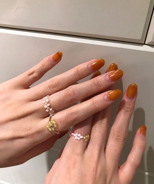 Me%（ミィパーセント）の「☆3点セット☆アミアミセットリング（リング・レディース・グリーン系その他/ホワイト系その他/ピンク系その他・FREE）」の3枚目の写真