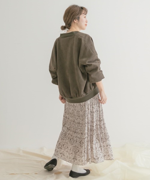 ITEMS URBANRESEARCH（アイテムズ アーバンリサーチ）の「フェイクスエードブルゾン（ブルゾン・レディース・オフホワイト/モカ/カーキ・FREE）」の11枚目の写真