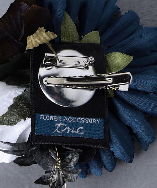 tnc（ティンク）の「【別注】＜tnc（ティンク）＞コサージュ（ブローチ/コサージュ・レディース・ベージュ/ネイビー・FREE）」の4枚目の写真