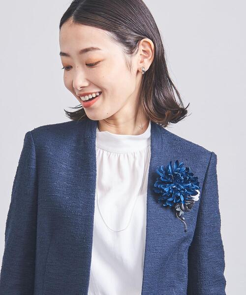 tnc（ティンク）の「【別注】＜tnc（ティンク）＞コサージュ（ブローチ/コサージュ・レディース・ベージュ/ネイビー・FREE）」の8枚目の写真