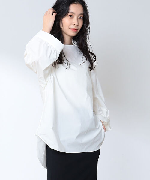 Demi-Luxe BEAMS デミルクス　ビームス  ブラウス 良好 サイズ:36  ホワイト  レディース  トップス Demi-Luxe BEAMS デミルクス ビームス ブラウス 良好 サイズ:36