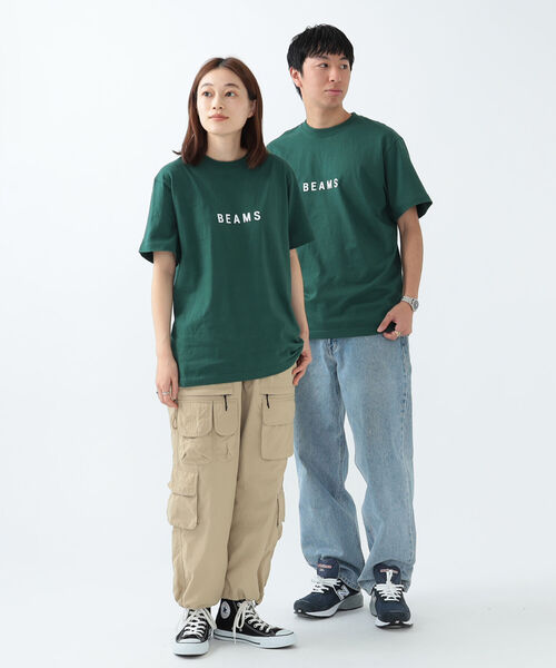 BEAMS(ビームス)の「BEAMS / ロゴ Tシャツ 22SS(Tシャツ/カットソー・メンズ・ネイビー/グリーン/ホワイト・S/XL/M/L)」の9枚目の写真