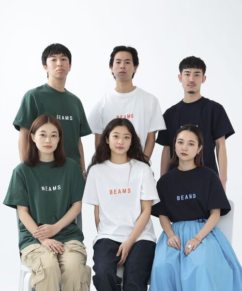 BEAMS(ビームス)の「BEAMS / ロゴ Tシャツ 22SS(Tシャツ/カットソー・メンズ・ネイビー/グリーン/ホワイト・S/XL/M/L)」の6枚目の写真
