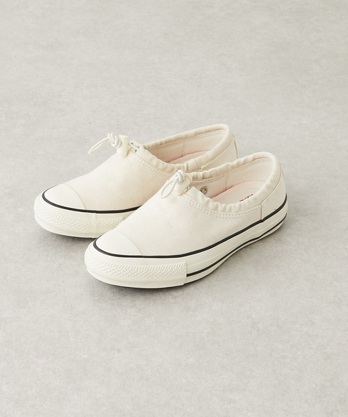 CONVERSE（コンバース）の「CONVERSE コンバース：ALL STAR 100 LN-DENIM TOGGLE OX（スニーカー・レディース・オフホワイト/ホワイト・23㎝/23.5/24/24.5/23.5㎝/24㎝/24.5㎝/25.5cm）」の3枚目の写真