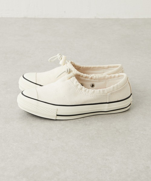 CONVERSE（コンバース）の「CONVERSE コンバース：ALL STAR 100 LN-DENIM TOGGLE OX（スニーカー・レディース・オフホワイト/ホワイト・23㎝/23.5/24/24.5/23.5㎝/24㎝/24.5㎝/25.5cm）」の4枚目の写真