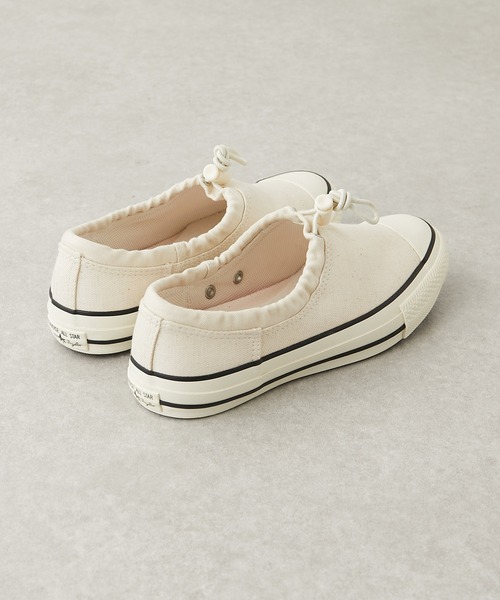 CONVERSE（コンバース）の「CONVERSE コンバース：ALL STAR 100 LN-DENIM TOGGLE OX（スニーカー・レディース・オフホワイト/ホワイト・23㎝/23.5/24/24.5/23.5㎝/24㎝/24.5㎝/25.5cm）」の5枚目の写真