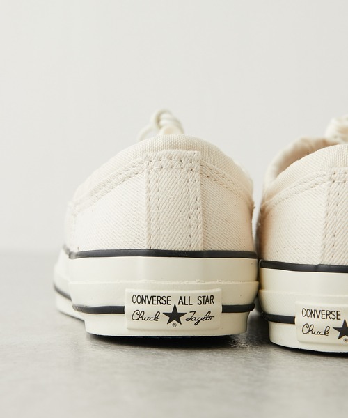 CONVERSE（コンバース）の「CONVERSE コンバース：ALL STAR 100 LN-DENIM TOGGLE OX（スニーカー・レディース・オフホワイト/ホワイト・23㎝/23.5/24/24.5/23.5㎝/24㎝/24.5㎝/25.5cm）」の6枚目の写真