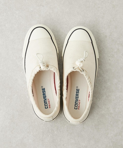 CONVERSE（コンバース）の「CONVERSE コンバース：ALL STAR 100 LN-DENIM TOGGLE OX（スニーカー・レディース・オフホワイト/ホワイト・23㎝/23.5/24/24.5/23.5㎝/24㎝/24.5㎝/25.5cm）」の11枚目の写真