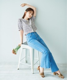 PROPORTION BODY DRESSING | 【美人百花5月号掲載 宇垣美里さん着用商品】フレアデニム / 1212130400(その他パンツ)
