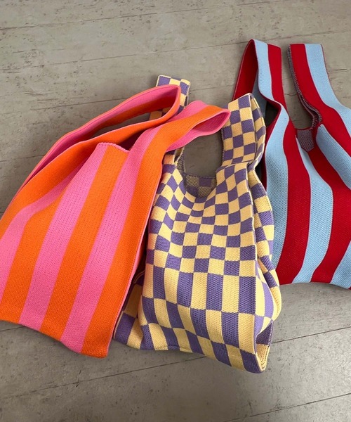 PICHI（ピイチ）の「カラーBAG（エコバッグ/サブバッグ・レディース・パープル/レッド/オレンジ・FREE）」の6枚目の写真