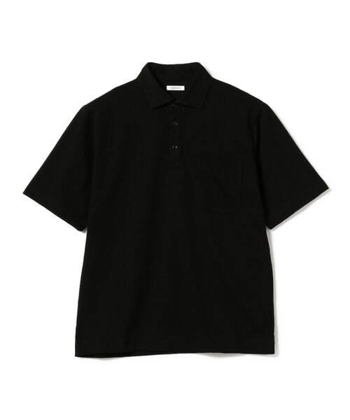 BEAMS LIGHTS（ビームスライツ）の「BEAMS LIGHTS / カノコ ポロシャツ（ポロシャツ・メンズ・ブラック/ネイビー/サックスブルー/グリーン/ライトブラウン・S/M/L/XL）」の6枚目の写真