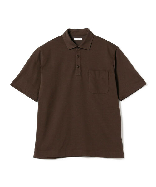 BEAMS LIGHTS（ビームスライツ）の「BEAMS LIGHTS / カノコ ポロシャツ（ポロシャツ・メンズ・ブラック/ネイビー/サックスブルー/グリーン/ライトブラウン・S/M/L/XL）」の10枚目の写真