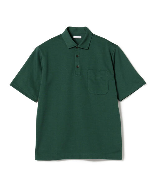 BEAMS LIGHTS（ビームスライツ）の「BEAMS LIGHTS / カノコ ポロシャツ（ポロシャツ・メンズ・ブラック/ネイビー/サックスブルー/グリーン/ライトブラウン・S/M/L/XL）」の14枚目の写真