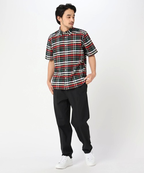 Arnold Palmer（アーノルドパーマー）の「APクラシック ハウスチェック オックス 半袖 シェアシャツ（シャツ/ブラウス・レディース・ブルー系その他/ベージュ系その他・LL/S/M/L/XS）」の12枚目の写真