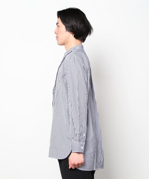 TIGRE BROCANTE（ティグルブロカンテ）の「TIGRE BROCANTE/ティグルブロカンテ　プレミアムクロスロンストFold up長袖シャツ（シャツ/ブラウス・メンズ・ブルー・MEDIUM/LARGE）」の2枚目の写真