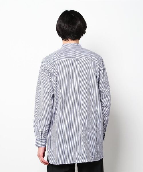 TIGRE BROCANTE（ティグルブロカンテ）の「TIGRE BROCANTE/ティグルブロカンテ　プレミアムクロスロンストFold up長袖シャツ（シャツ/ブラウス・メンズ・ブルー・MEDIUM/LARGE）」の3枚目の写真