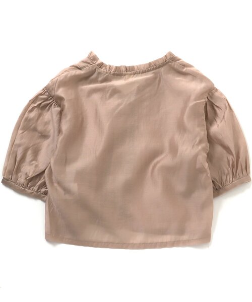 apres les cours(アプレレクール)の「シアーカーディガン(カーディガン/ボレロ・キッズ・アイボリー/ピンク・90/100/120/140)」の7枚目の写真