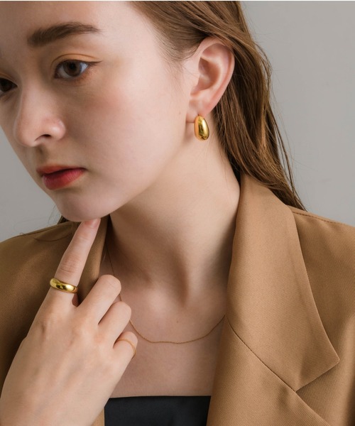 muku（ムク）の「金属アレルギー対応 [Silver-9号]カーブリング / サージテンカルスレス/316L（リング・レディース・シルバー/ゴールド・13/11/9/7/15 ）」の16枚目の写真