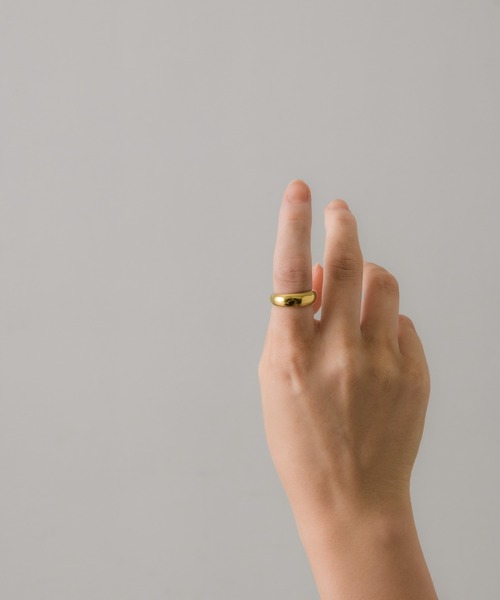 muku（ムク）の「金属アレルギー対応 [Silver-9号]カーブリング / サージテンカルスレス/316L（リング・レディース・シルバー/ゴールド・13/11/9/7/15 ）」の15枚目の写真