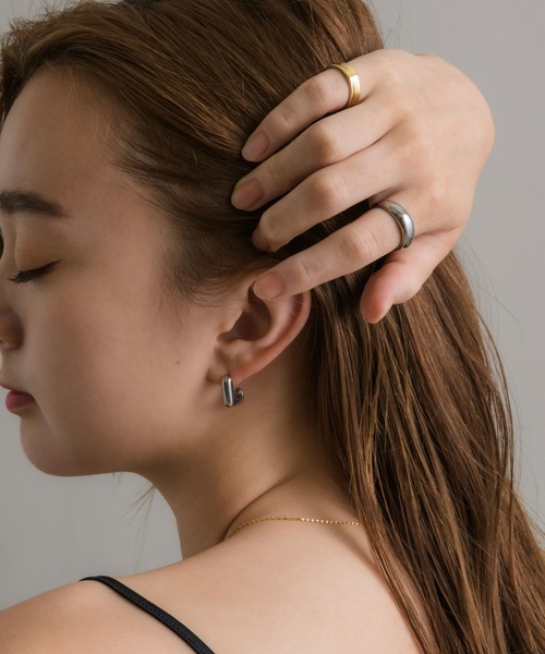 muku（ムク）の「金属アレルギー対応 [Silver-9号]カーブリング / サージテンカルスレス/316L（リング・レディース・シルバー/ゴールド・13/11/9/7/15 ）」の17枚目の写真