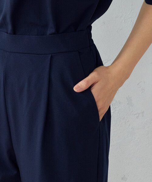 COMME CA ISM（コムサイズム）の「【セットアップ対応】吸水速乾　イージーパンツ（その他パンツ・レディース・ブラック/ネイビー・MEDIUM/LARGE）」の10枚目の写真