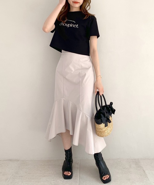 OLIVE des OLIVE（オリーブデオリーブ）の「バックオープンTシャツ（Tシャツ/カットソー・レディース・オフホワイト/パープル/ブラック/ライム/ピンク系その他・FREE）」の21枚目の写真