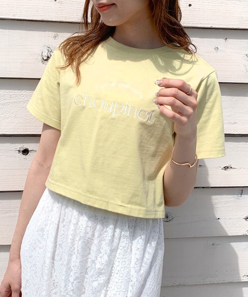 OLIVE des OLIVE（オリーブデオリーブ）の「バックオープンTシャツ（Tシャツ/カットソー・レディース・オフホワイト/パープル/ブラック/ライム/ピンク系その他・FREE）」の12枚目の写真