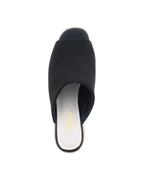 JELLY BEANS（ジェリービーンズ）の「メタルラインウエッジミュールサンダル(217-137)JELLY BEANS(ジェリービーンズ)（サンダル・レディース・ピンク/シルバー/グリーン/ブラック系・S/M/L/LL）」の7枚目の写真