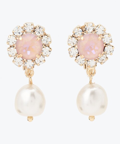 TOCCA(トッカ)の「BIJOUX PEARL EARRINGS イヤリング(イヤリング・レディース・ワイン系/ネイビー系/ホワイト系/ピンク系/ホワイト系1/シルバー/ターコイズブルー系/オールドローズ系・F)」の10枚目の写真