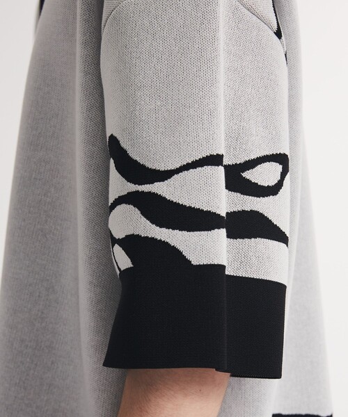 UNITED TOKYO（ユナイテッドトウキョウ）の「ゼブラジャガードニットポロ（ポロシャツ・メンズ・ホワイト/ブラック/ピンク・1/2）」の20枚目の写真